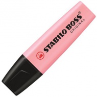 Stabilo: BOSS Original Pastel textliner culoarea roz 2-5mm