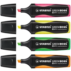 Stabilo: GREEN BOSS textliner set 4 bucăți imaginea 2