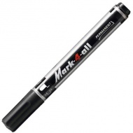 Stabilo: Mark-4-All vârf rotund marker cu alcool culoarea neagră