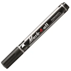 Stabilo: Mark-4-All vârf tăiat marker cu alcool culoarea neagră