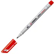 Stabilo: OHPen "M" 1,0mm grosime linie culoarea roșie marker cu alcool