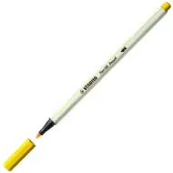 Stabilo: Pen 68 brush culoarea galbenă