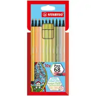 Stabilo: Pen 68 set de 10 bucăți