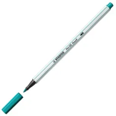 Stabilo: Pen 68 marker tip pensulă albastru turcoaz imaginea 2