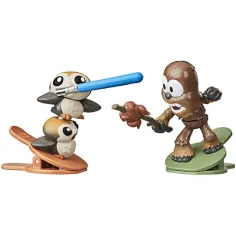 Star Wars Battle Bobblers Porgs vs Chewie figurină - Hasbro imaginea 3