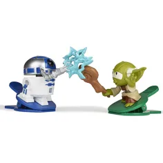 Star Wars Battle Bobblers R2-D2 vs Yoda figurină - Hasbro imaginea 3