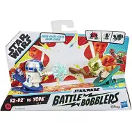 Star Wars Battle Bobblers R2-D2 vs Yoda figurină - Hasbro