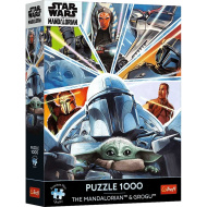 Star Wars Mandalorianul Împreună pe potecă puzzle premium 1000 piese - Trefl