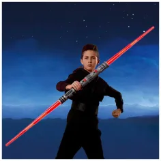 Star Wars Sabie cu Lame Duble: Sabia Electronică a lui Darth Maul - Hasbro imaginea 3