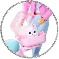 Steffi Love: Set de joacă cu păpușa Steffi și scuter - Simba Toys imaginea 3