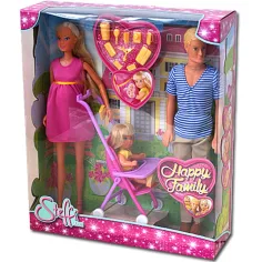 Steffi Love: Set de păpuși familie fericită - Simba Toys