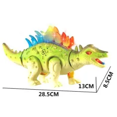 Stegosaurus robot care merge, 28,5cm imaginea 2