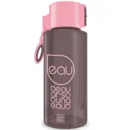 Sticlă pentru apă maro-roz 650ml
