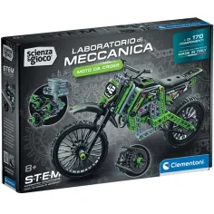 Știință & Joacă: Mecanică asamblabilă X-Treme motocross - Clementoni imaginea 1