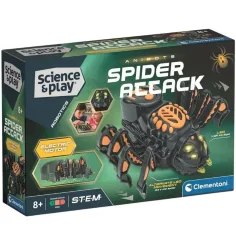 Știință & Joacă: Set de joc robot păianjen atacator - Clementoni imaginea 1