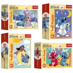 Stitch 54buc mini puzzle în mai multe variante 1buc - Trefl