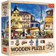 Strada Franceză - puzzle din lemn de 1000 de piese - Trefl
