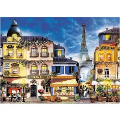 Strada Franceză - puzzle din lemn de 1000 de piese - Trefl imaginea 2