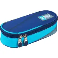 St.Right albastru culoare penar oval 23cm