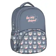St.Right Be My Friends câine model ghiozdan rucsac 17"