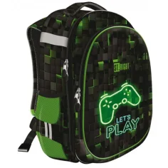 St.Right Dark Game ghiozdan cu două compartimente, rucsac 39x30x18cm imaginea 2