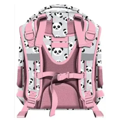 St.Right Grey Panda două compartimente rucsac, ghiozdan 39x29x17cm imaginea 2