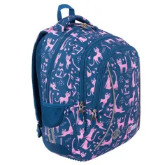 St.Right Lazy Cats trei compartimente rucsac, ghiozdan 39x27x17cm imaginea 4