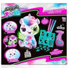 Style4Ever Set de pluș colorabil unicorn care luminează în întuneric imaginea 3