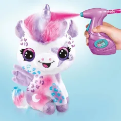 Style4Ever Set de pluș colorabil unicorn care luminează în întuneric imaginea 5
