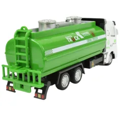 Super Truck: Camion cisternă de culoare verde 20cm imaginea 2