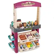 Supermarket 55 bucăți set de joacă cu sunete și lumini