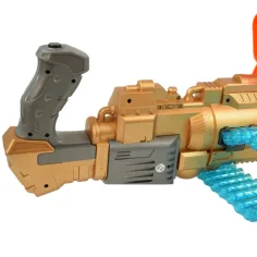 SuperShoot: Mitralieră electronică gigant cu gloanțe de burete cu cartușe și baterie de 70 cm imaginea 5