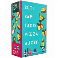 Süti, sapi, taco, pizza, ajcsi joc de societate (limba maghiară)