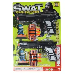 SWAT: Set arme duble cartușe cu ventuză imaginea 6