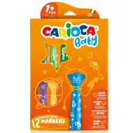 Carioca: Marker colorat ursuleţi de 12 bucăţi care se poate spăla