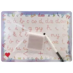 Tablă de desen pentru dezvoltarea abilităților cu marker șters: Litere - D-Toys imaginea 2