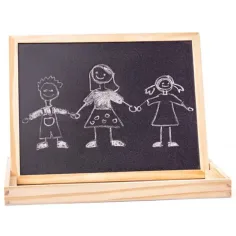 Tabel magnetic două părți cu animale set cu ramă din lemn - Woodyland imaginea 2