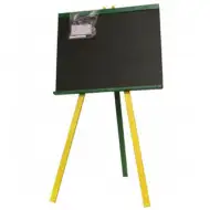 Tablă de desen din lemn cu cretă, mingi colorate