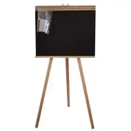 Tablă desen lemn cu litere ABC