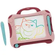 Tablă magnetică de desen bufniță roz