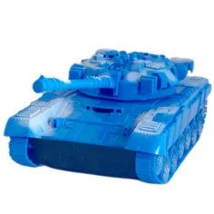 Tanc T-90 cu telecomandă RC cu efecte de lumină și sunet în două versiuni de 20 cm imaginea 4