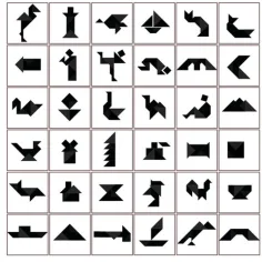 Tangram joc geometric - Piatnik imaginea 3