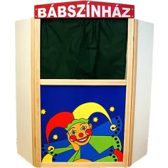 Teatru de păpuşi din lemn imaginea 2