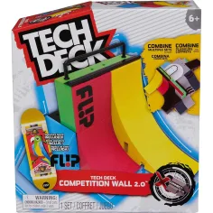 Tech Deck: Competinion Wall 2.0 set de traseu cu skateboard special pentru degete - Spin Master