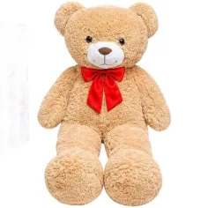 Teddy Greetings: Honey Hugs ursuleț de pluș roșu în cutie de cadou 120cm