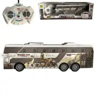 Telecomandă RC Jurassic City Autobuz cu lumină 27MHz 1/32 scară 25cm