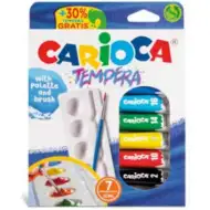 Tempera de tub set 7x10ml - Carioca