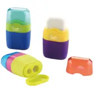 The Littlies Color Wave radieră ascuțitoare două găuri mai multe variante