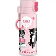Think-Pink în Paris sticlă pentru apă culoarea roz 475ml - se închide perfect