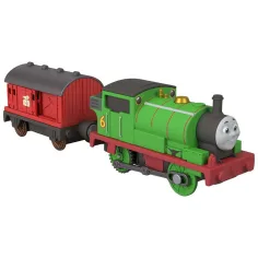 Thomas și prietenii: Locomotivă motorizată - Percy - Mattel imaginea 2